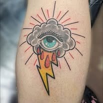 American traditional rose tattoo